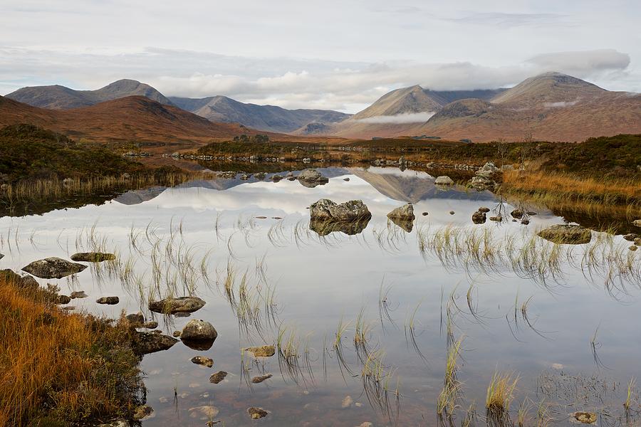 Lochan na h-Achlaise in the Autumn Photograph by Stephen Taylor