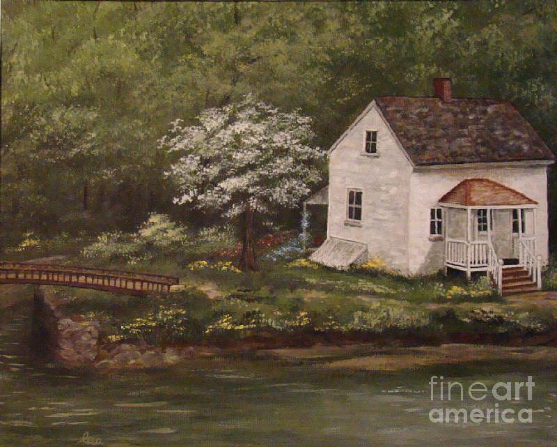 Lock 8 Painting by Leea Baltes