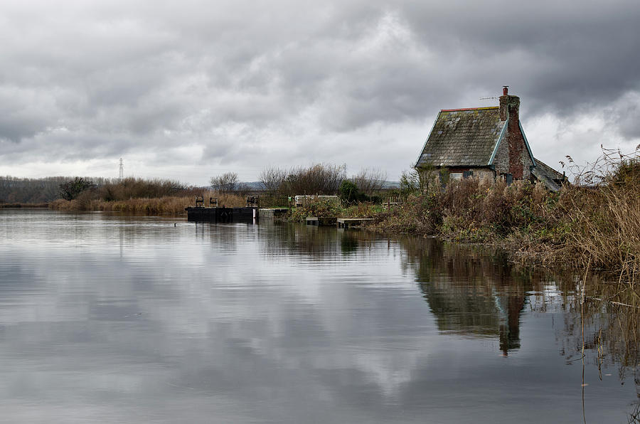 Lock Keepers Cottage at Topsham Photograph by Pete Hemington