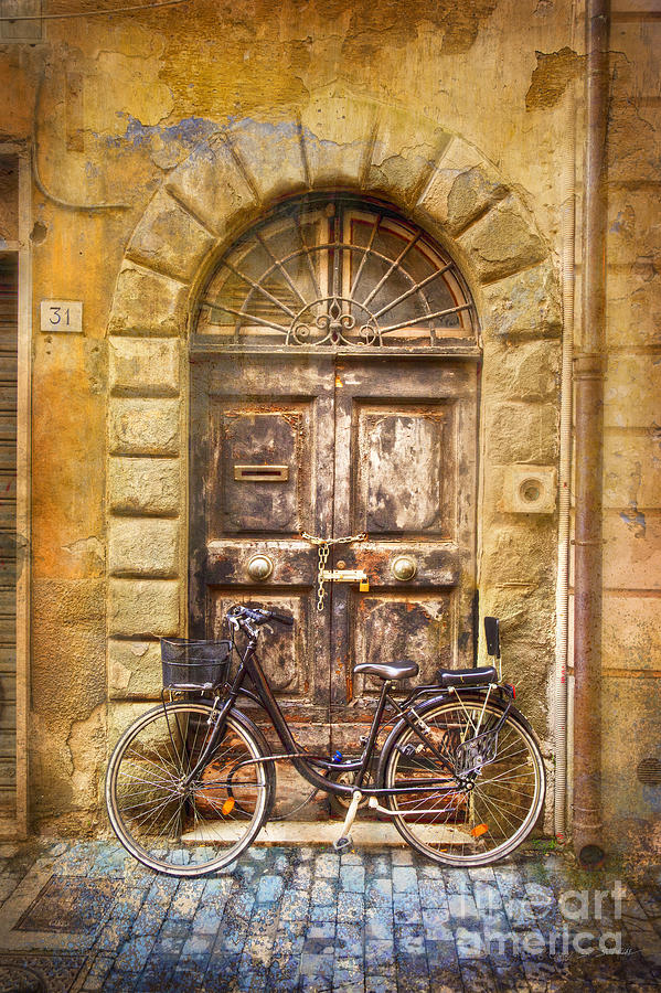 Lock-Up Bicycle Photograph by Craig J Satterlee
