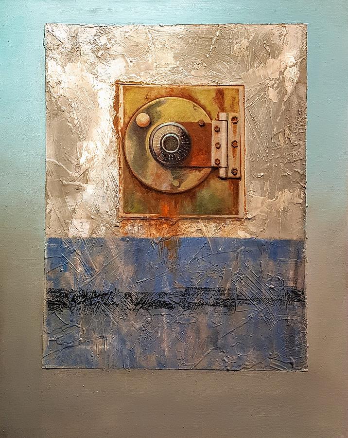 Locked Combination Painting by Jessica Anne Thomas