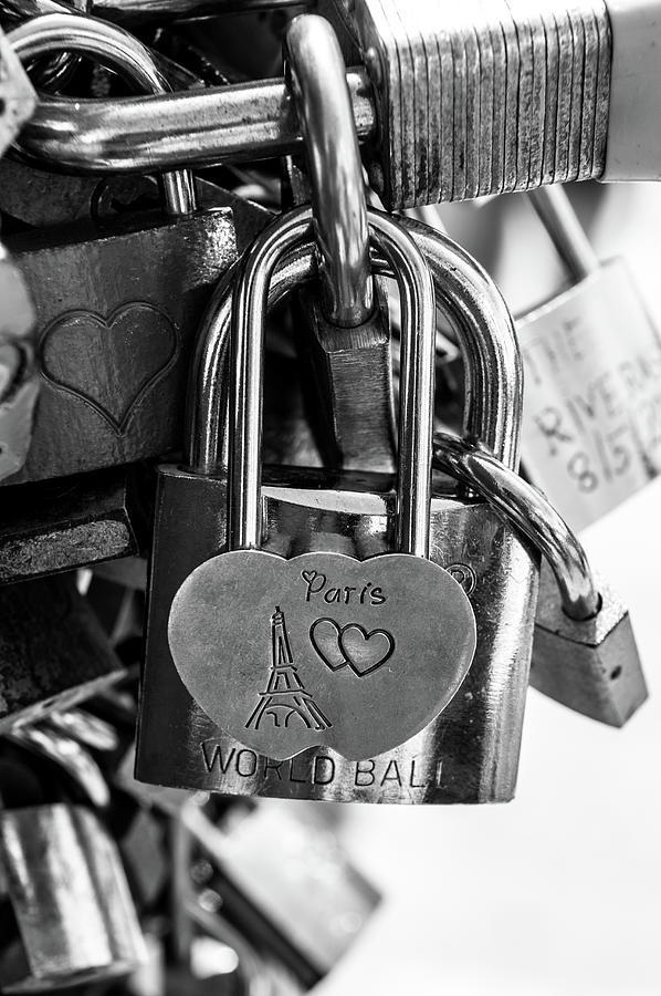 Locked in Paris v Photograph by Helen Jackson