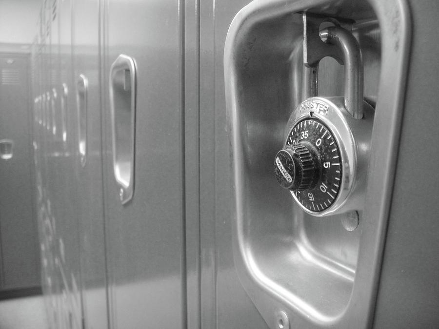 Locker Photograph - Locked Locker by WaLdEmAr BoRrErO