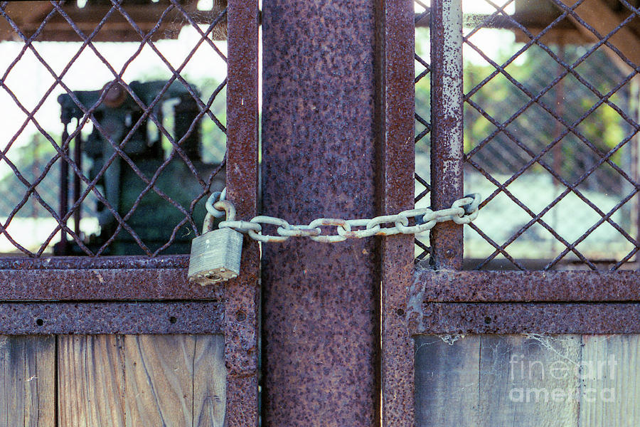 Locked Up Layers Photograph by Ana V Ramirez