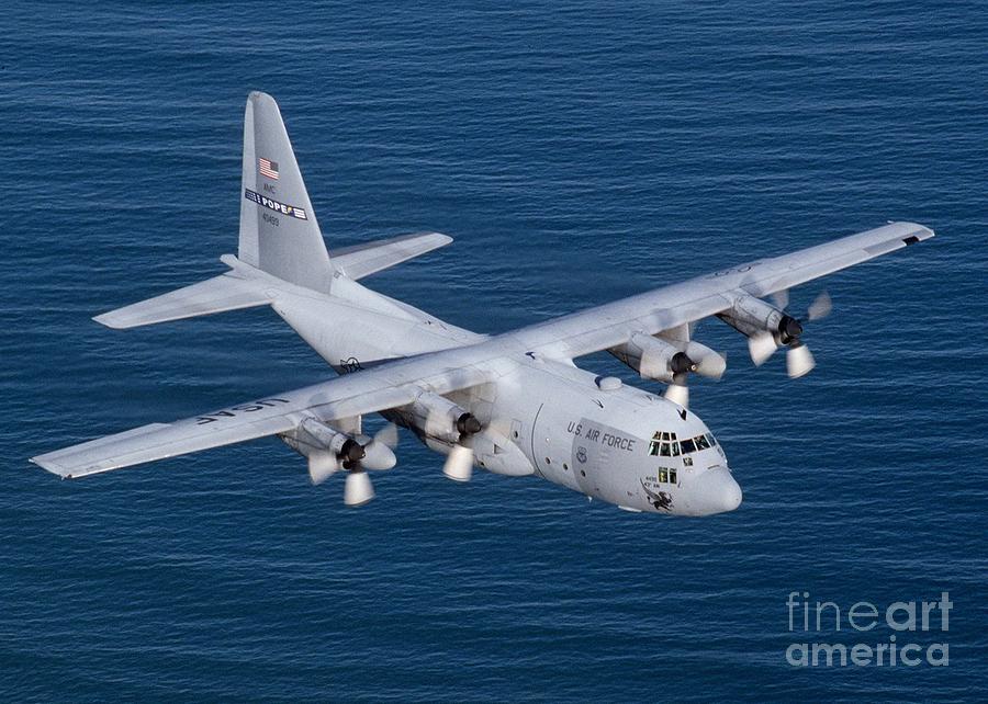 Lockheed C 130 Hercules Photograph by Vintage Collectables