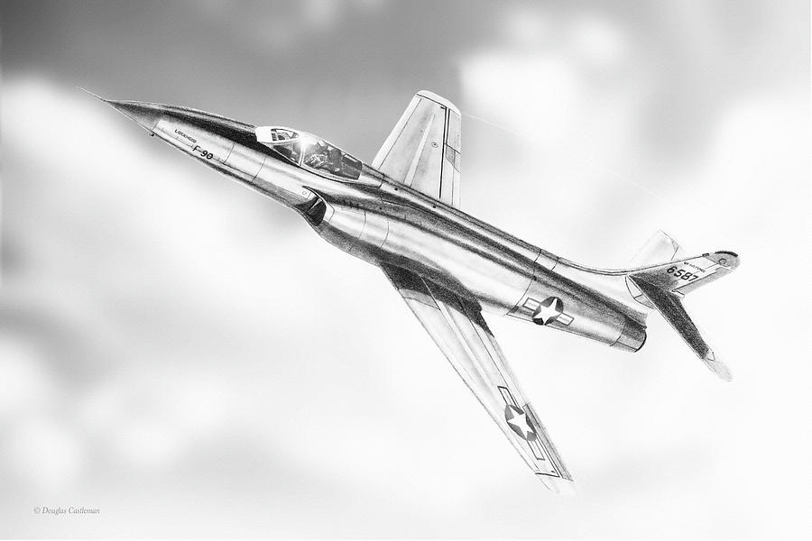 Lockheed F-90  Drawing by Douglas Castleman