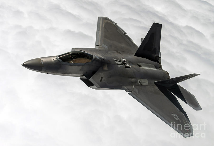 Transportation Photograph - Lockheed Martin F-22 Raptor, 2015 by Science Source