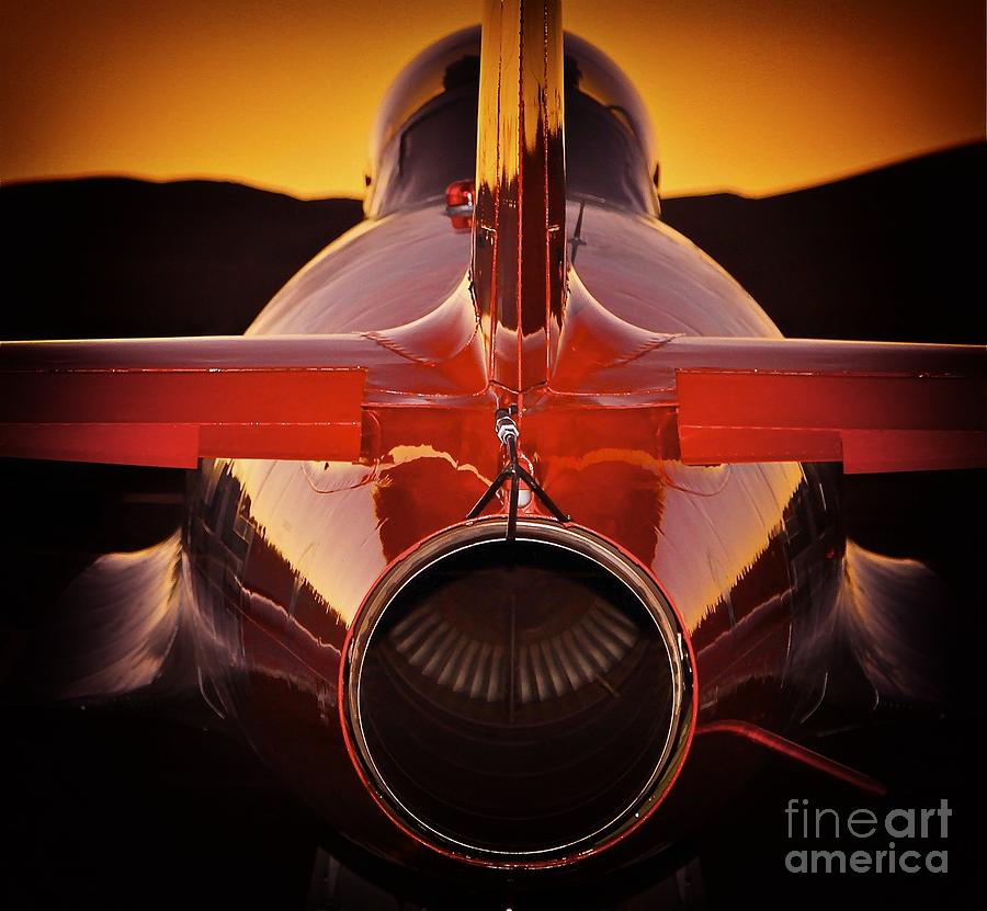 Lockheed P-80 Pacemaker Sunset Detail Photograph by Gus McCrea