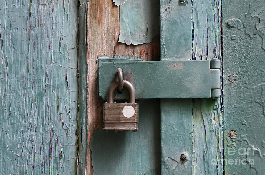 Door Photograph - Lockout by Dan Holm