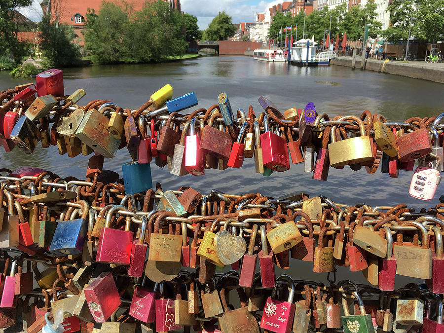 Locks of Love Photograph by Marina Usmanskaya