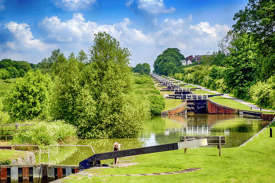 Locks over Calne Hill, Devizes, UK Photograph by Chris Smith