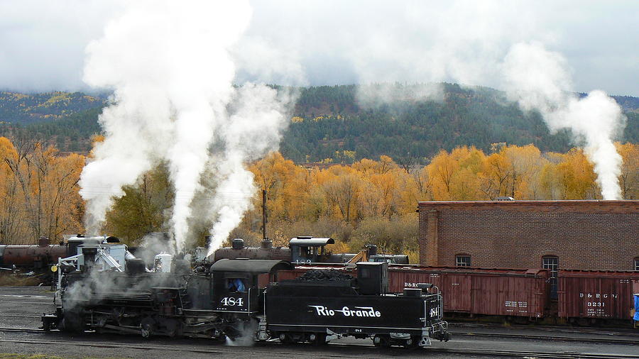 Locomotive at Chama Photograph by Scott Rackers
