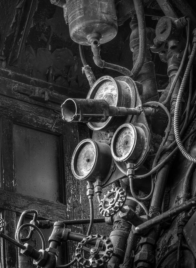 Locomotive Controls Photograph by James Barber