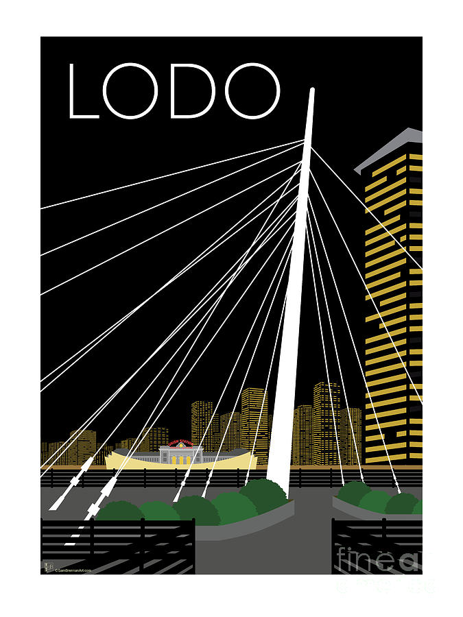 LODO by Night Digital Art by Sam Brennan