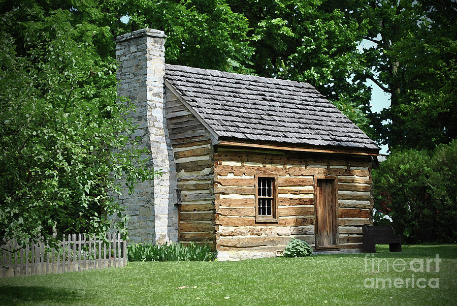 Log Cabin Photograph by Jost Houk