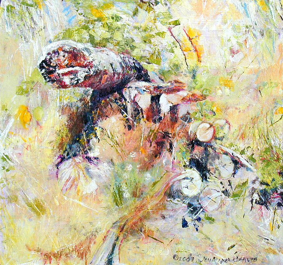 Log Ends Painting by Jon Rader Jarvis Fine Art America