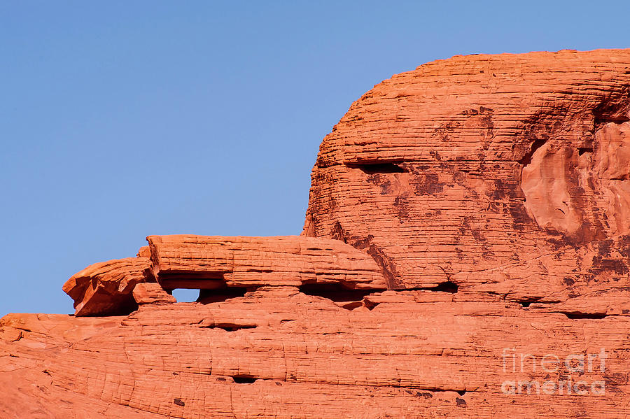 Valley of Fire Rock Design and Arch Photograph by Bob Phillips