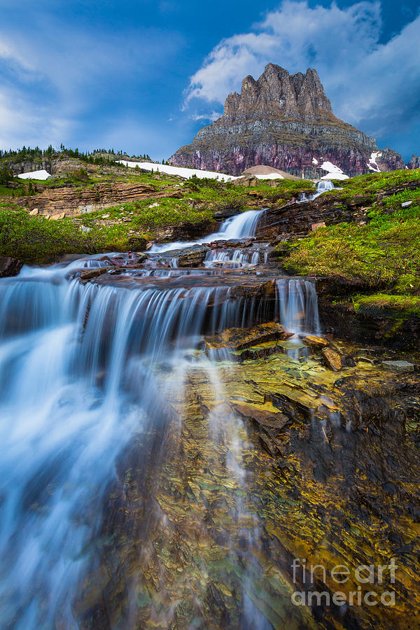 Mountain Photograph - Logan Pass Stormclouds by Inge Johnsson