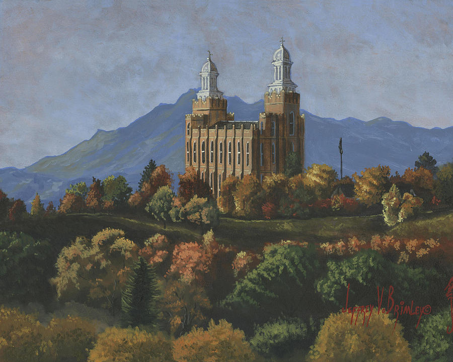 Logan Temple Painting by Jeff Brimley