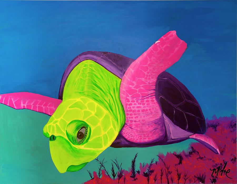 Loggerhead Joy Painting by Missy Fox - Pixels