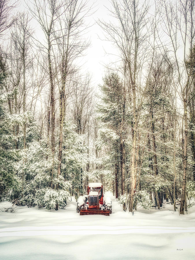 Winter Photograph - Loggers Day Off by Bob Orsillo
