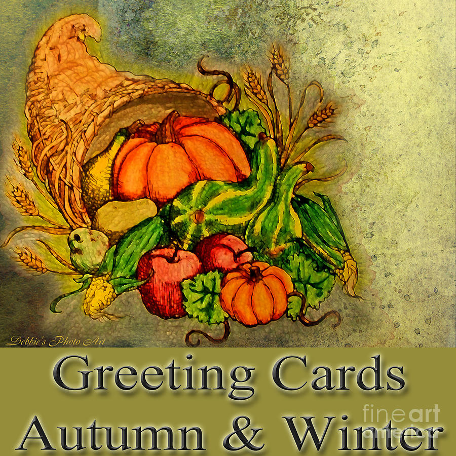 Logo - Autumn and Winter Greeting Cards Photograph by Debbie Portwood