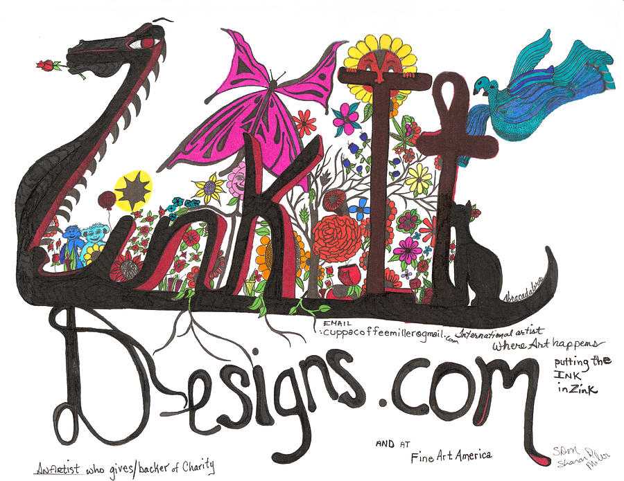 Logo Drawing by Sharon Miller