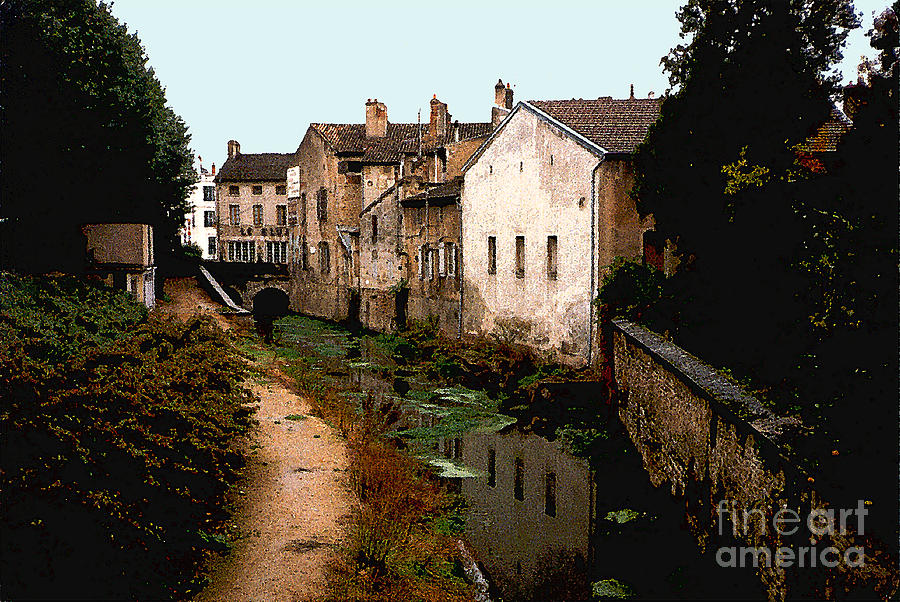 Loire Valley Village Scene Photograph by Nancy Mueller