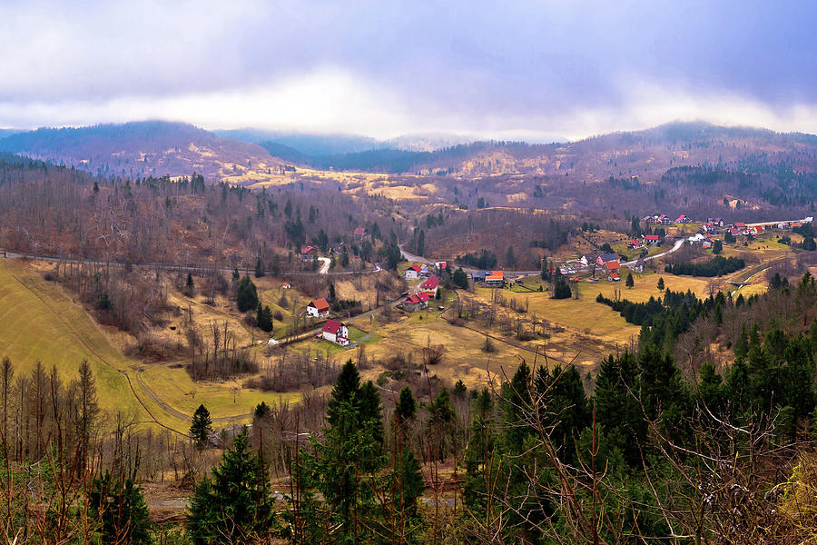 Lokve valley in Gorski Kotar view Photograph by Brch Photography