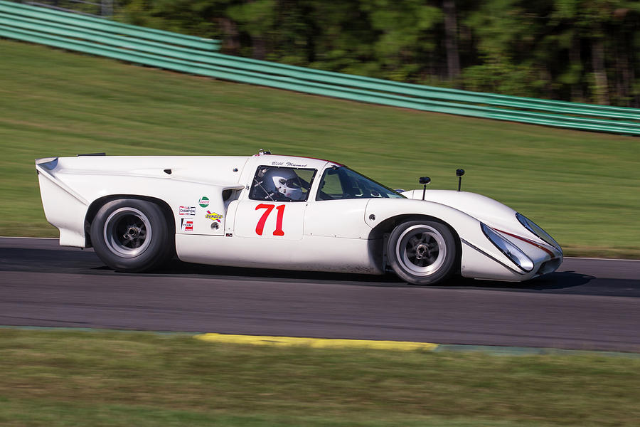 Lola T70 #71 Thumel Photograph by Alan Raasch