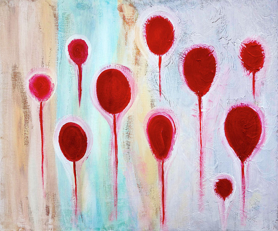 Lollipop Garden Painting by Frank Tschakert