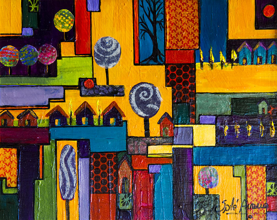 Lollipop Grove Painting by Sole Avaria