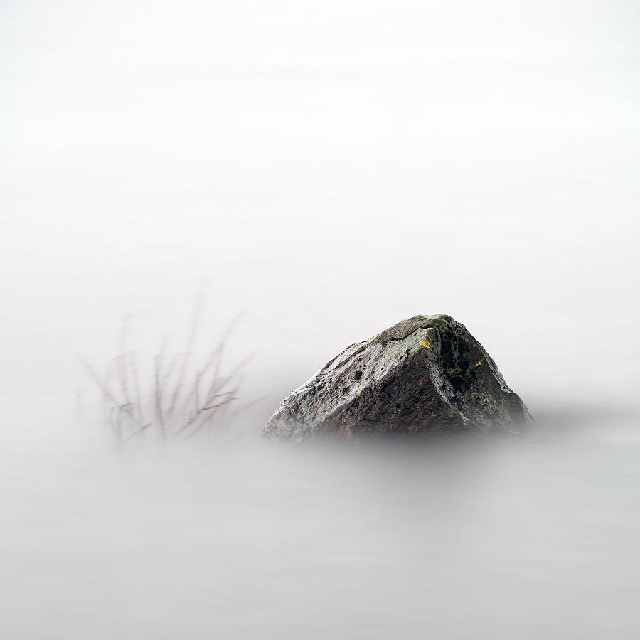 Loch Lomond Photograph - Lomond Rock by Grant Glendinning