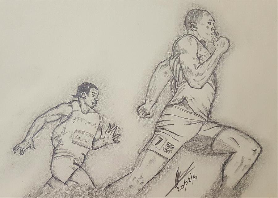 Learn to Draw Usain Bolt