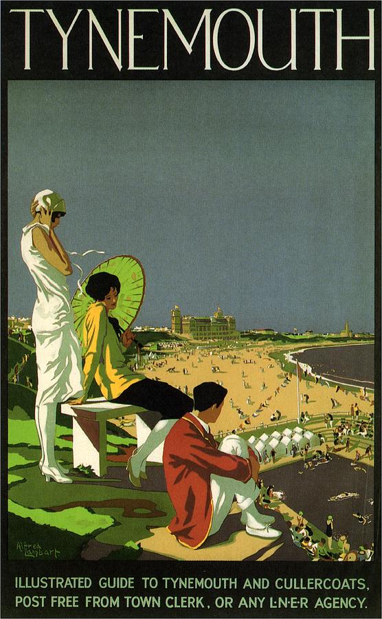 London And North Eastern Railway - Tynemouth, England - Retro Travel Poster - Vintage Poster Mixed Media