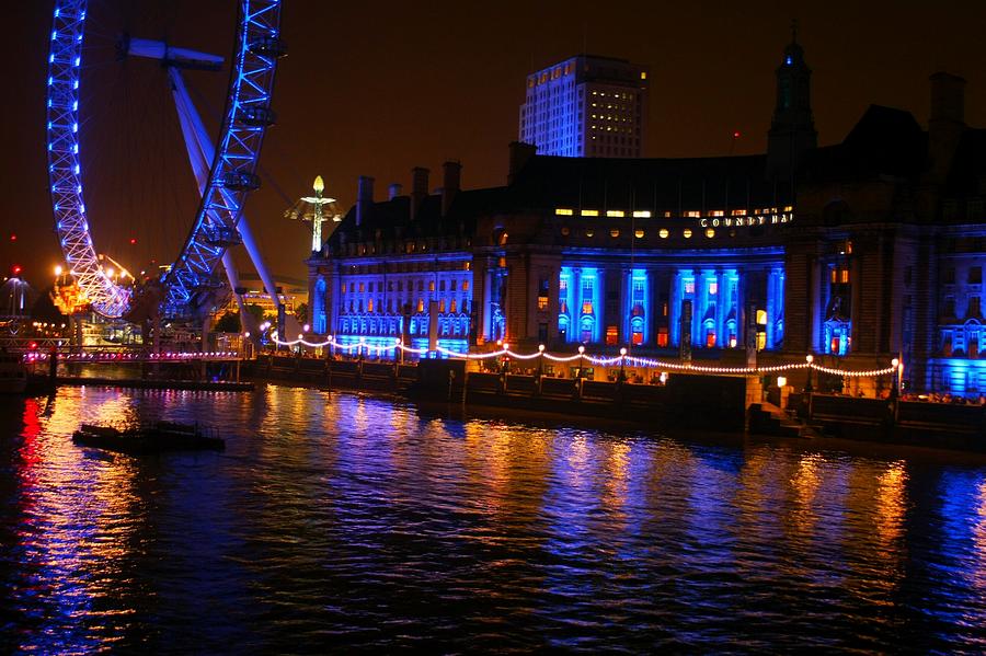 City Photograph - London at night by Karlis Petersons