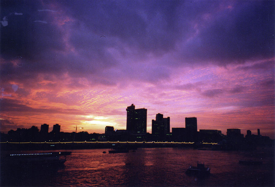 London at Sunset 1996 Color by Erik Paul London at Sunset 1996 Color by Erik Paul