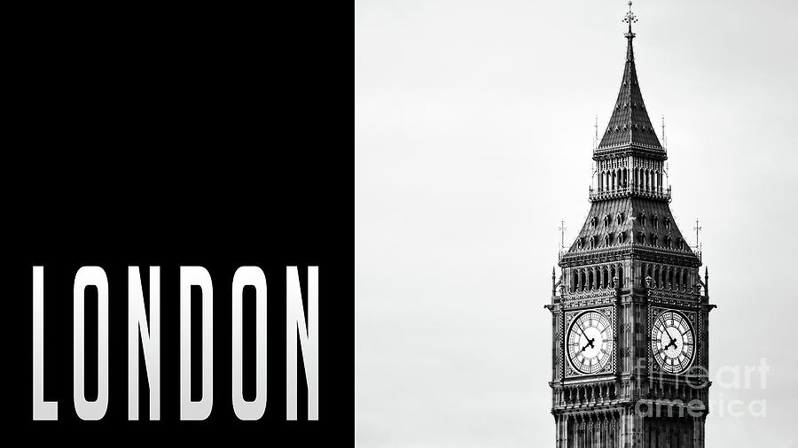 London Photograph - London Big Ben by Edward Fielding