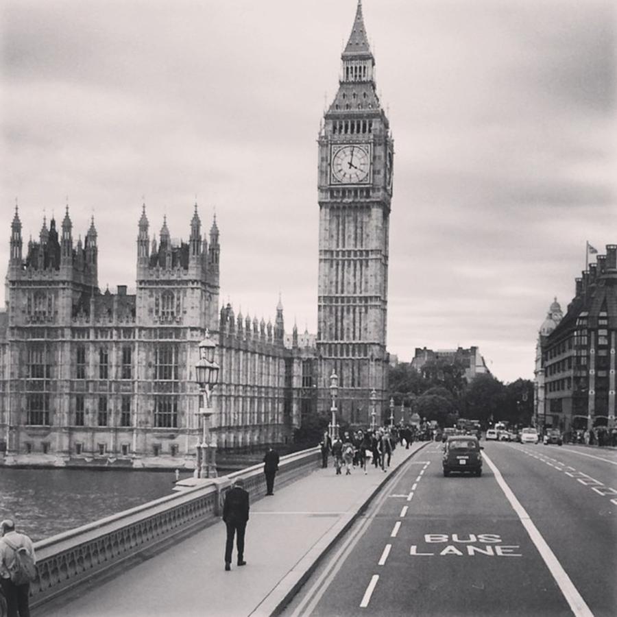 Westminster Photograph - #london #bigben #westminster by Eirlys Evans