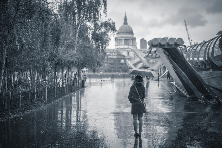 London black and white Photograph by Stefano Termanini