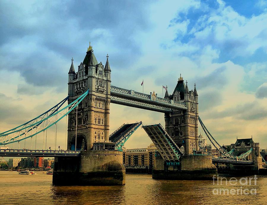 London Tower Bridge Digital Art by Diana Rajala
