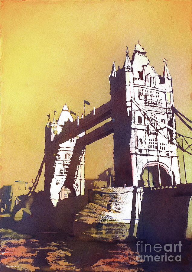 London Bridge- UK Painting by Ryan Fox