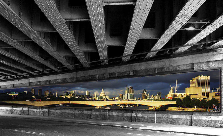 London Photograph - London Bridge under the Bridge by David French