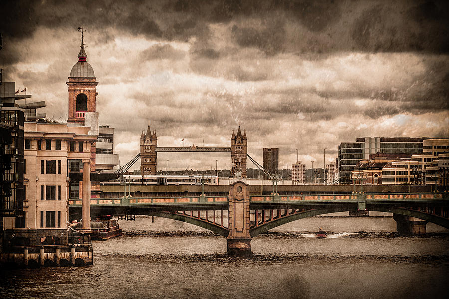 London, England - London Bridges Photograph by Mark Forte