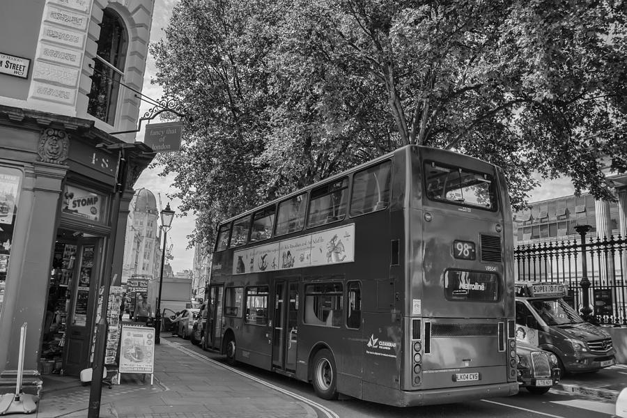 London Photograph - London Bus by Georgia Clare