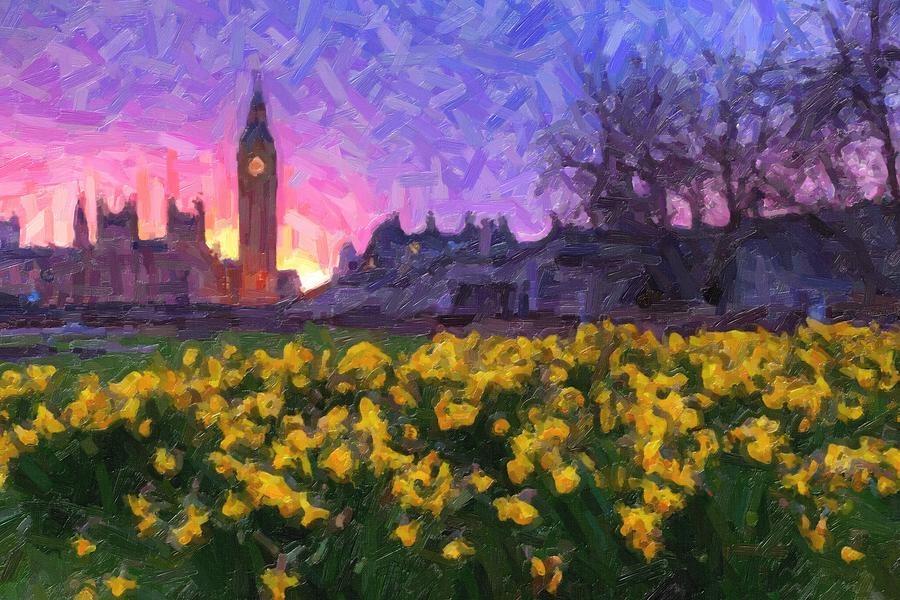 London Painting by Celestial Images