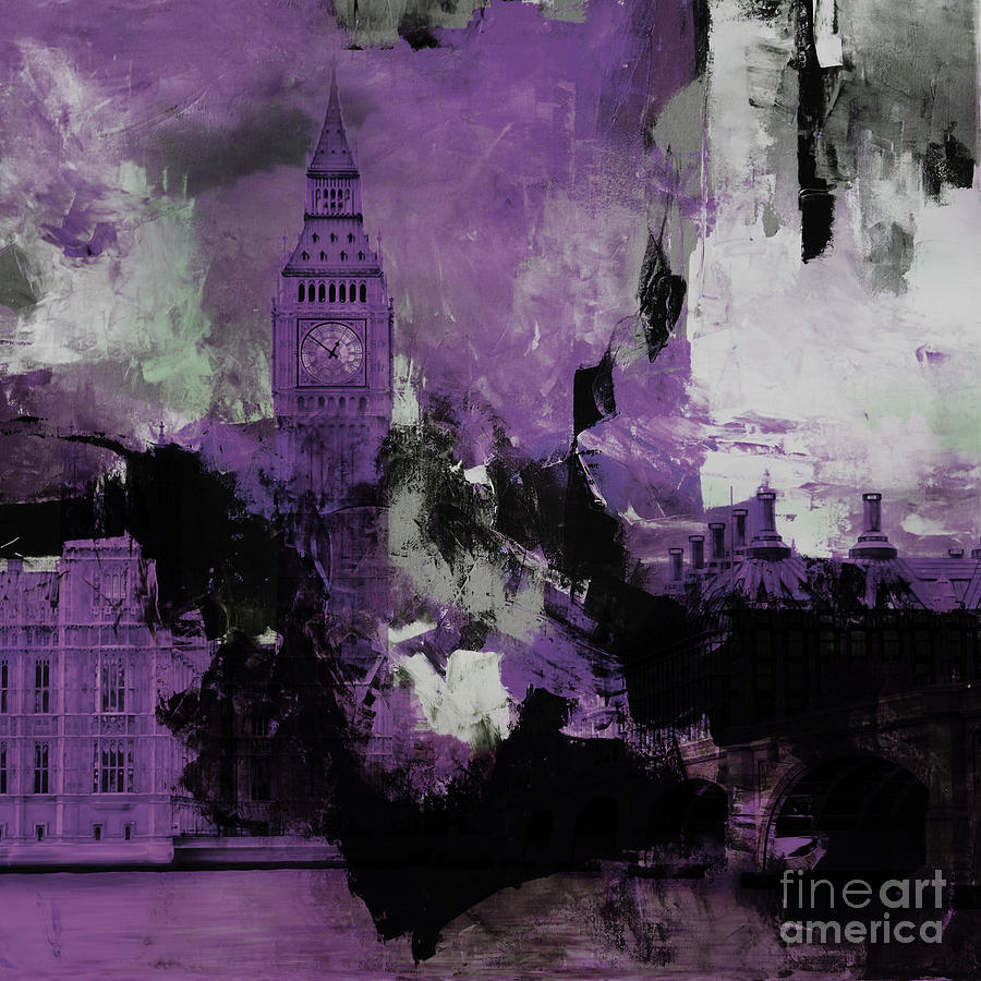 London City Big Ben 781 Painting by Gull G