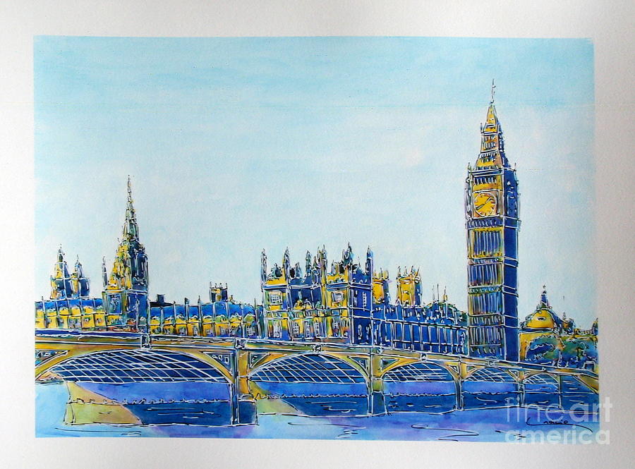 London Painting - London City Westminster by Gracio Freitas