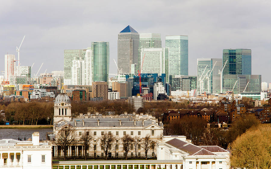 London Photograph - London cityscape seen from Greenwich park by Ioan Panaite