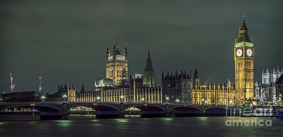 Westminster Photograph - London cityscape with big ben by Sebastien Coell